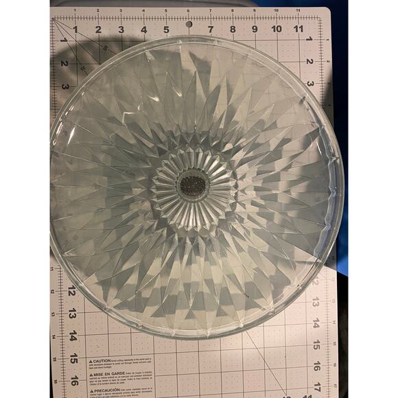 Clear Glass Cake Dessert Bowl Pedestal Foot 7.75" x 4" - Picture 1 of 8